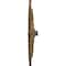 Ekena Millwork Haylynn Ceiling Medallion (Fits Canopies up to 1 1/4"), 29 1/8"OD x 1 1/4"ID x 4"P, Rubbed Bronze CM29HYRZS - alternate 4